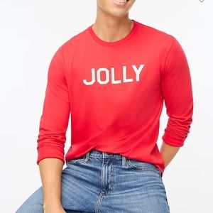 J. Crew Factory Jolly Long-Sleeve Graphic Tee